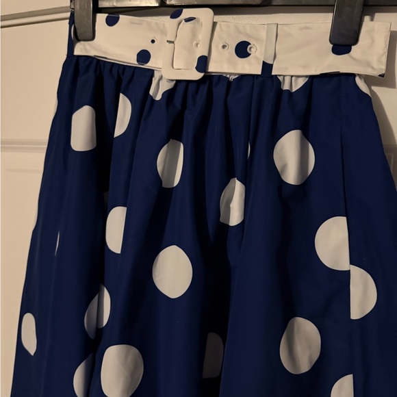 J. Crew Belted maxi skirt in polka dot NWT - Picture 8 of 13